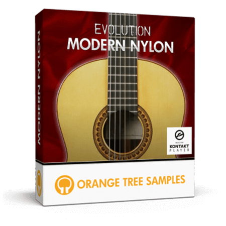 现代尼龙弦吉他Orange Tree Samples Evolution Modern Nylon KONTAKT