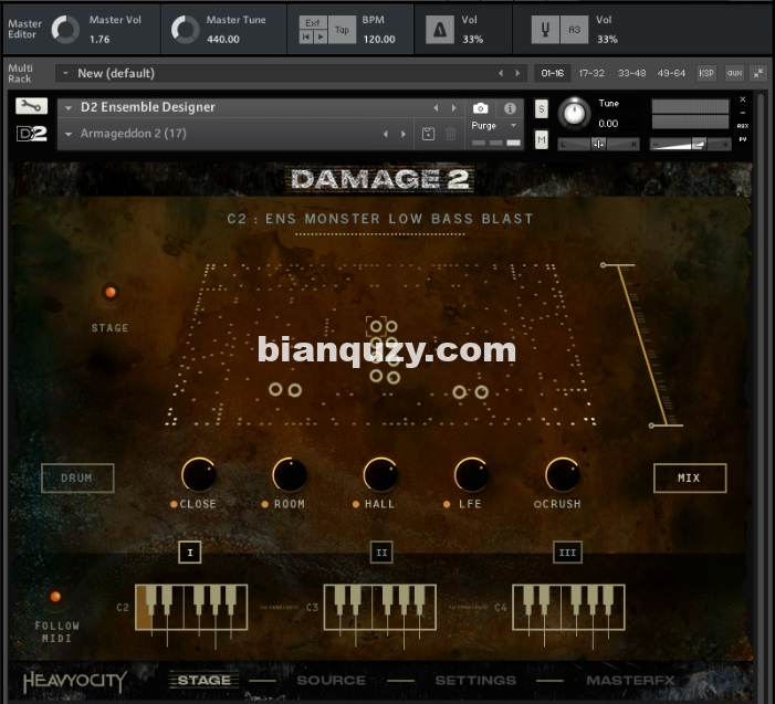 震撼打击乐 Damage KONTAKT