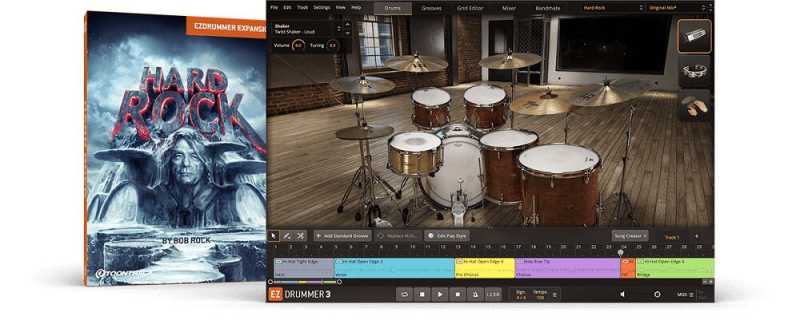 Toontrack - EZdrummer Hard Rock EZX 硬摇滚扩展包