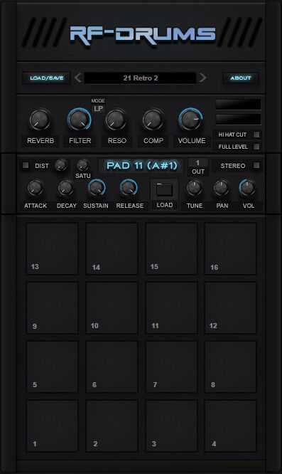 RonFed RF Drums 极品电子鼓 （ 60M ）