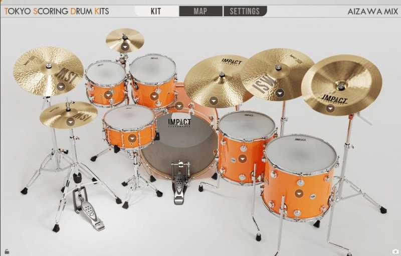 Impact Soundworks Tokyo Scoring Drum Kits 录音室架子鼓与鼓合奏