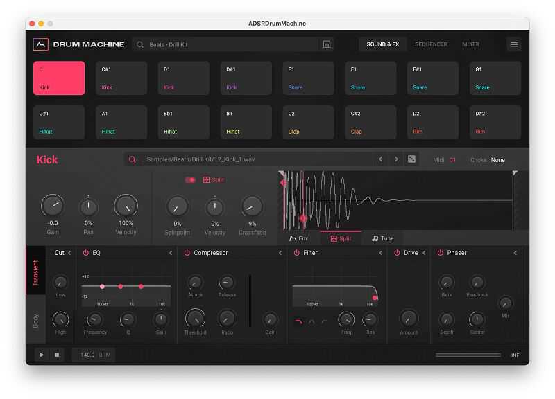 ADSR Sounds - Drum Machine 电子鼓机