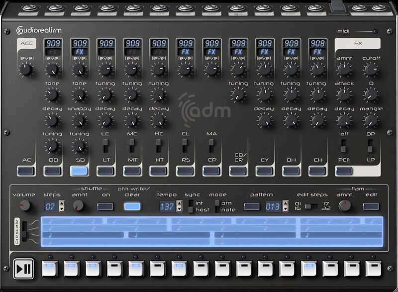 AudioRealism ADM1x 经典鼓机 （ 136MB )