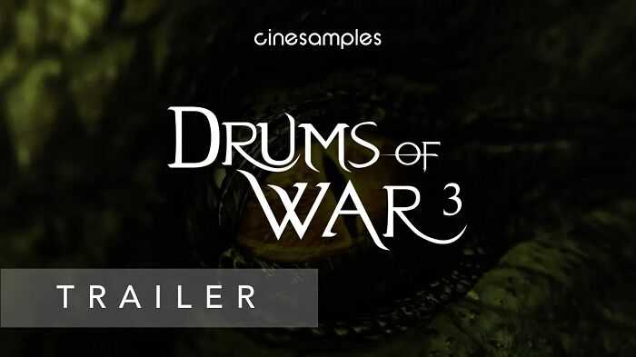 Cinesamples Drums Of War 3 战争交响打击乐 ( 1.8GB )