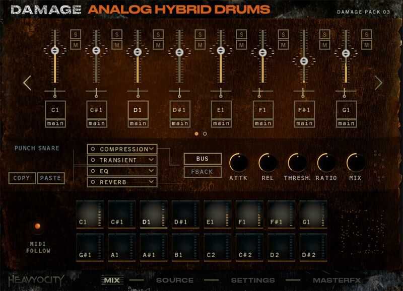 Heavyocity Analog Hybrid Drums 电影强力打击 ( 7.3GB )