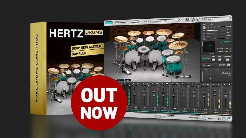 Hertz Instruments HERTZ DRUMS v2.0 赫兹鼓音源 ( 1.3GB)