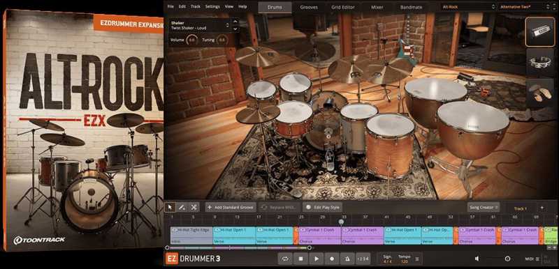 EZdrummer Alt Rock EZX 艺术摇滚 ( 2.6GB )