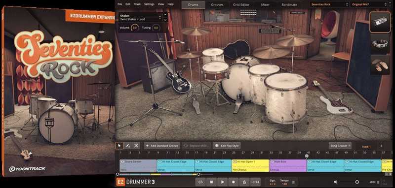 EZdrummer Seventies Rock EZX 70年代摇滚鼓 ( 1.5GB )