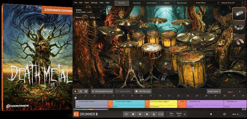 EZdrummer Death Metal EZX 死亡金属 ( 2.1GB )