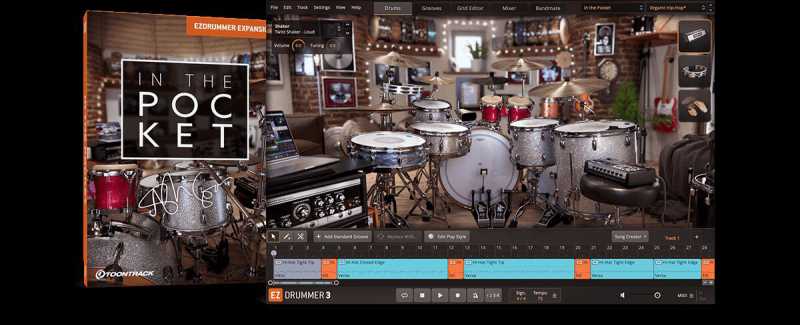 EZdrummer In the Pocket EZX 有机电子 ( 5GB )