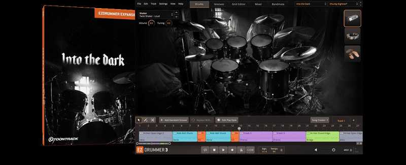 EZdrummer Into the Dark EZX 黑暗领域 (4.3GB )