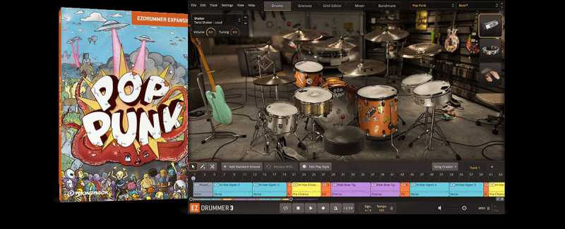 EZdrummer Pop Punk EZX 流行朋克 ( 2.4GB )