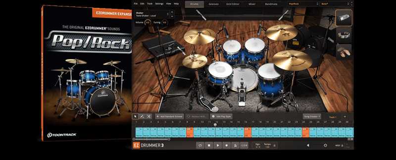 EZdrummer Pop/Rock EZX 流行摇滚 ( 661MB )