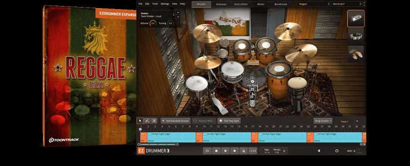 EZdrummer Reggae EZX 雷鬼 ( 1.1GB )