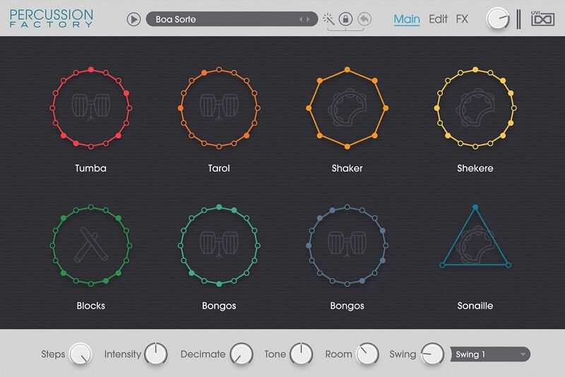 UVI Soundbank Percussion Factory v1.1 打击乐库（ 571MB ）