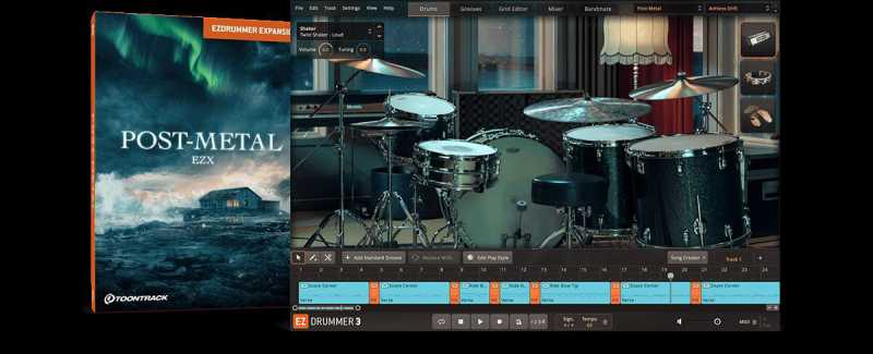 Toontrack Post-Metal EZX 后摇金属 ( 6.9GB )