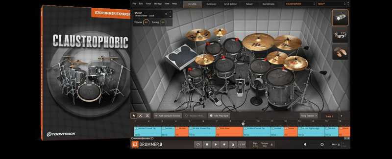 Toontrack Claustrophobic EZX 幽闭恐惧症 ( 873MB )