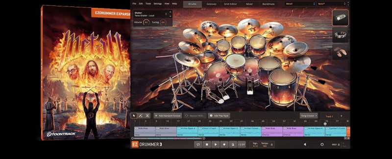 Toontrack Metal! EZX 经典金属 ( 1.1GB )