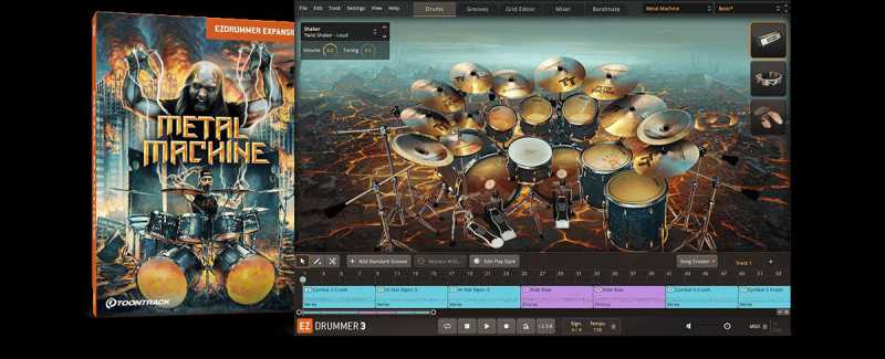 Toontrack Metal Machine EZX 金属机器 ( 600MB )