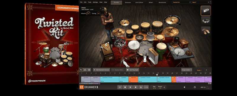 Toontrack Twisted Kit EZX 扭曲变形 （ 701MB）