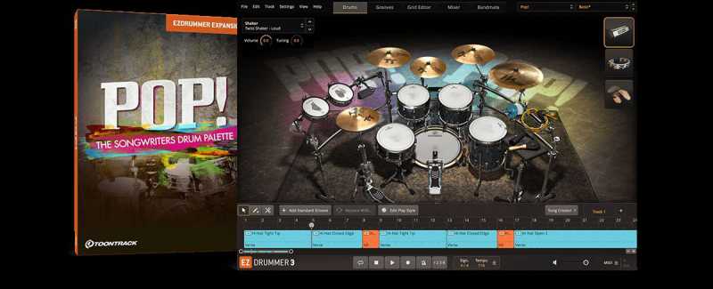 Toontrack Pop EZX 流行鼓 ( 487MB )
