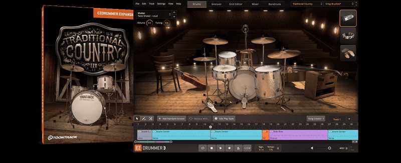 Toontrack Traditional Country EZX 传统乡村 ( 1.3GB )
