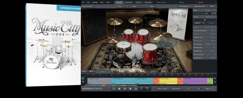 Toontrack Music City USA SDX 美国音乐之城 ( 10.4GB )