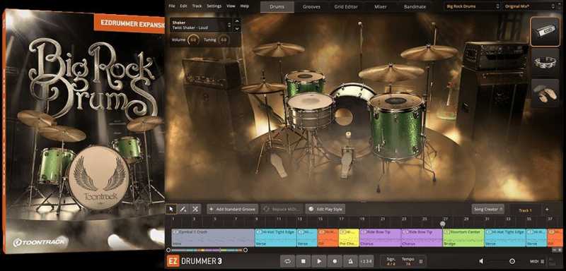 EZdrummer Big Rock Drums EZX 大摇滚鼓 ( 6.1GB)