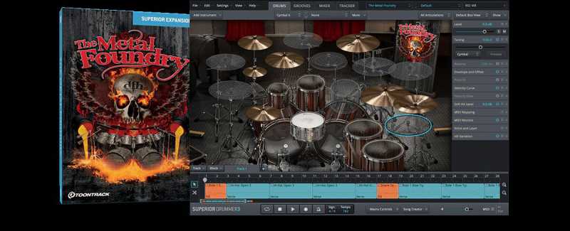 Toontrack The Metal Foundry SDX 金属工厂 ( 35GB )