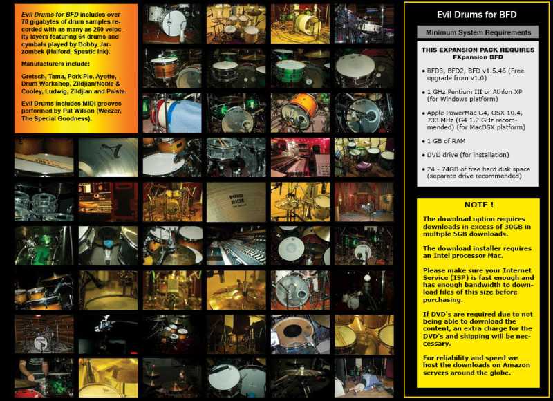 Toontrack EvilDrums SDX 邪恶之鼓 ( 35GB )