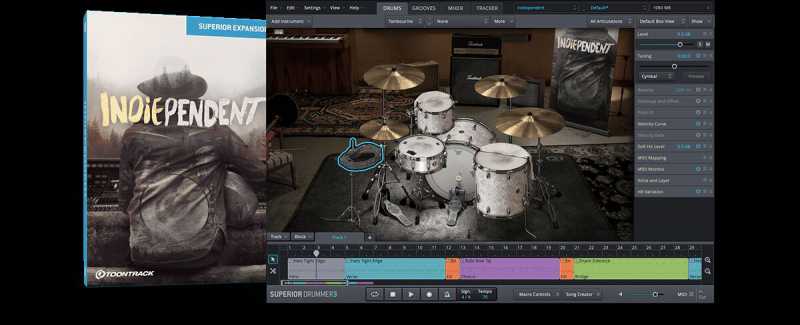 Toontrack Indiependent SDX 独立音乐 ( 24.5GB )