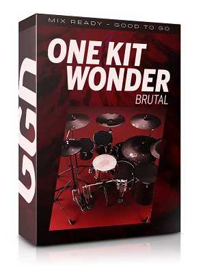 GetGood Drums One Kit Wonder - Brutal 残暴的鼓组 ( 3GB )
