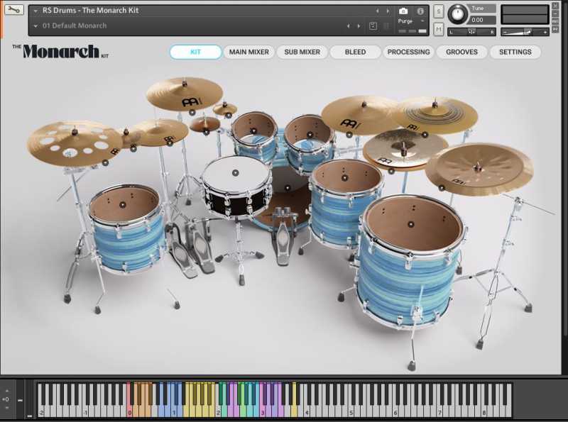 RS Drums The Monarch Kit 彩绘套件鼓组 ( 39GB )