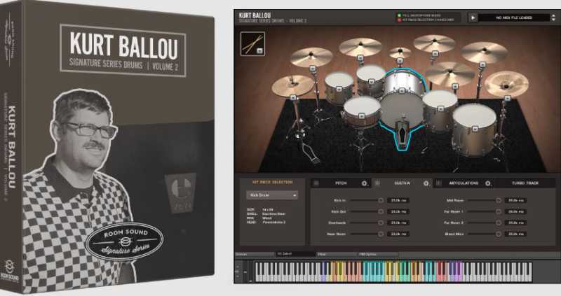 Room Sound Kurt Ballou Vol II Drums 签名款炸裂鼓