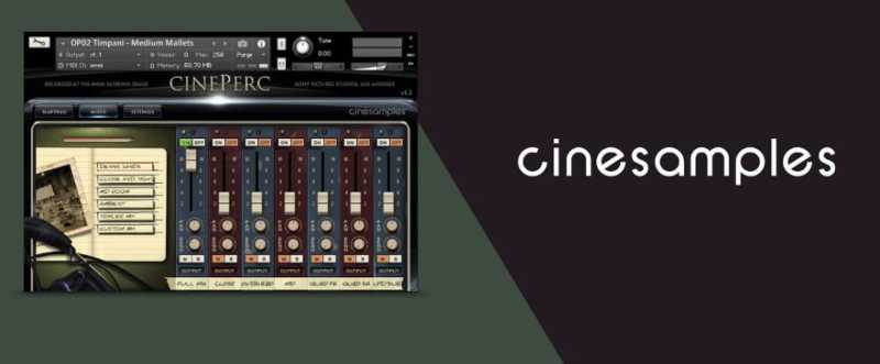 Cinesamples CinePerc 管弦乐打击音色 ( 92.6GB )