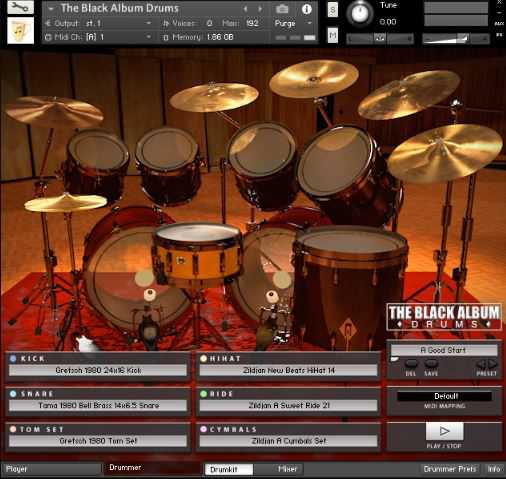 Chocolate Audio The Black Album Drums 摇滚鼓