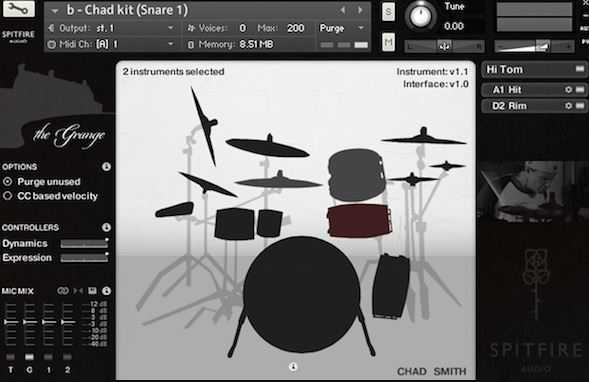 Spitfire Audio The Grange 传奇摇滚鼓 （ 25.3GB ）