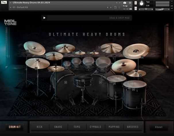 MDL Tone Ultimate Heavy Drums 终极重型鼓音源