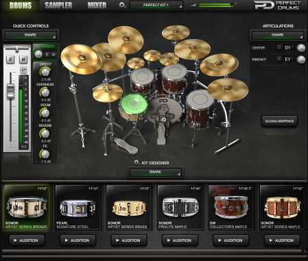 Naughty Seal Audio Perfect Drums 超炸裂鼓音源（ 7.6GB ）