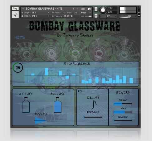 Insanity Samples Bombay Glassware 玻璃器皿打击乐