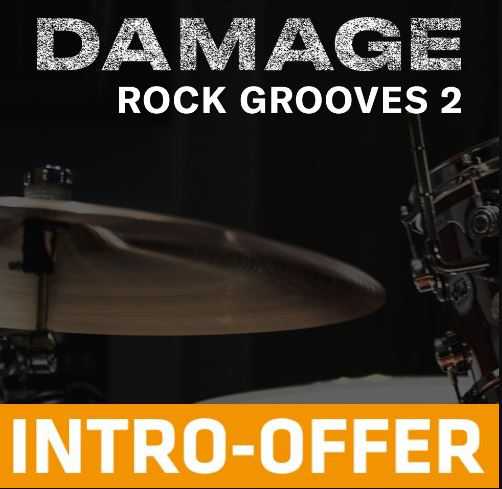 Heavyocity Damage Rock Grooves 2 劲爆摇滚自动鼓节奏