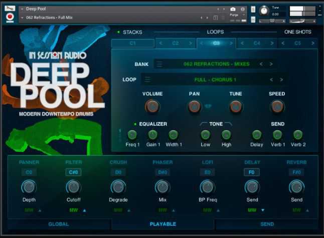 In Session Audio Deep Pool Modern Downtempo Drums 现代慢速鼓点