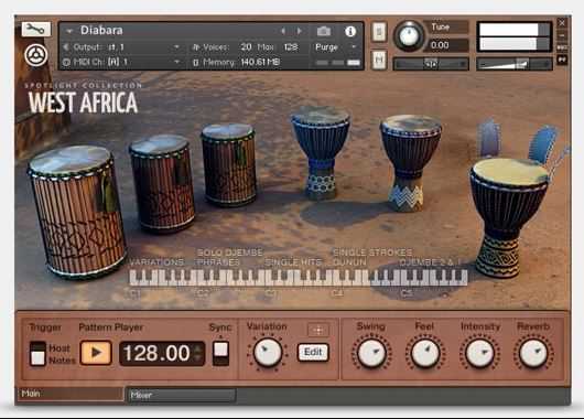 Native Instruments Spotlight Collection WEST AFRICA 西非打击乐 ( 1.4GB )