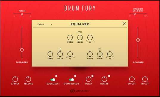 Sample Logic Drum Fury Motion 节奏设计工具