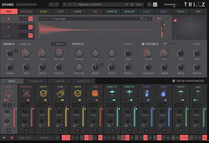 Wave Alchemy TRIAZ KONTAKT 现代鼓机 ( 2.2GB )