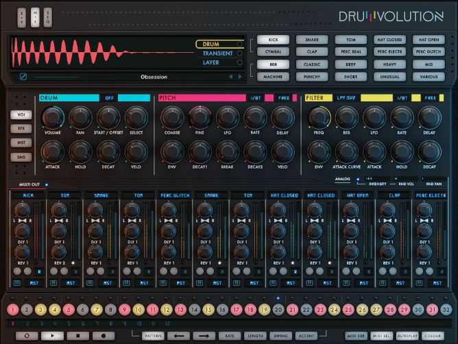 Wave Alchemy Drumvolution KONTAKT 电子鼓音色库