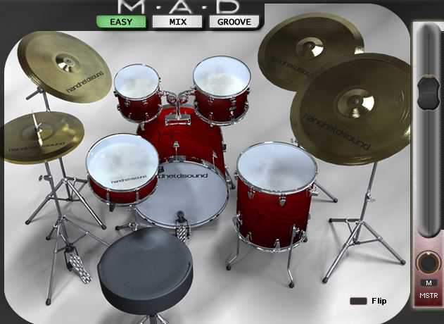 HandheldSound MAD Drum Kit Series Kontakt 轻摇滚鼓