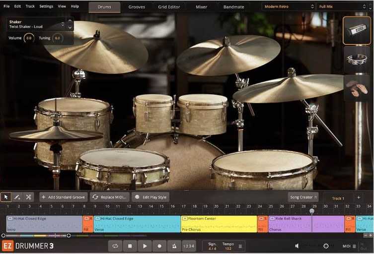 Toontrack Modern Retro EZX v1.0.1 现代与复古 ( 7.8GB )
