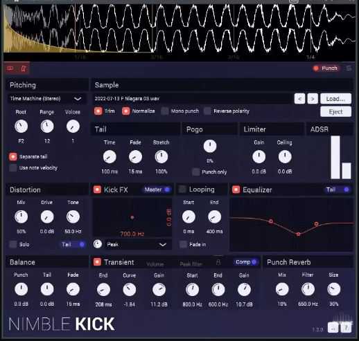 Nimble Tools Nimble Kick 1.1.0 底鼓采样器