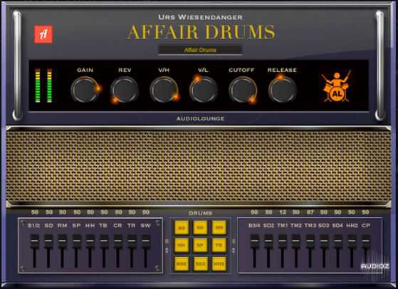 Audiolounge Urs Wiesendanger Rhodes Affair Drums 鼓音源